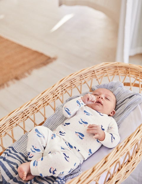 Whales Cosy Pointelle Pack - Ivory Baby Whales Whales Cosy Pointelle Pack - Ivory Baby Whales