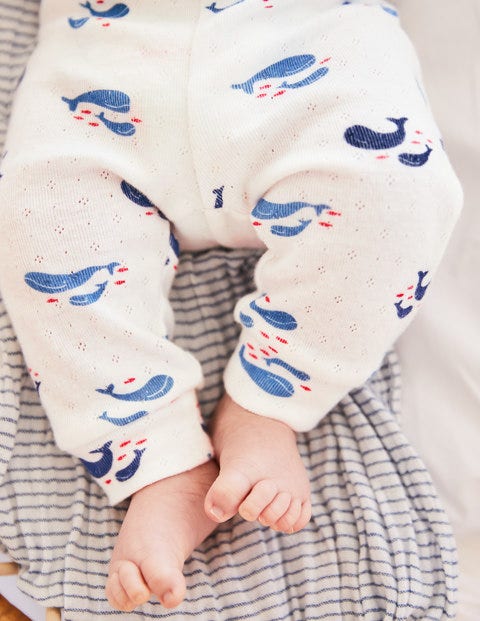 Whales Cosy Pointelle Pack - Ivory Baby Whales Whales Cosy Pointelle Pack - Ivory Baby Whales