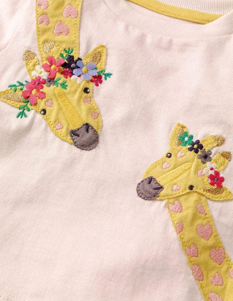 Animal Friends T-Shirt - Parisian Pink Giraffes Animal Friends T-Shirt - Parisian Pink Giraffes