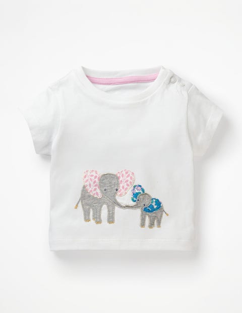 Animal Friends T-Shirt - White Elephants Animal Friends T-Shirt - White Elephants