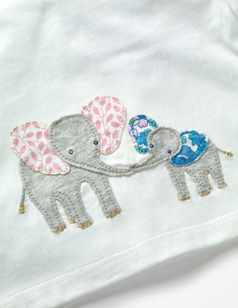 Animal Friends T-Shirt - White Elephants Animal Friends T-Shirt - White Elephants