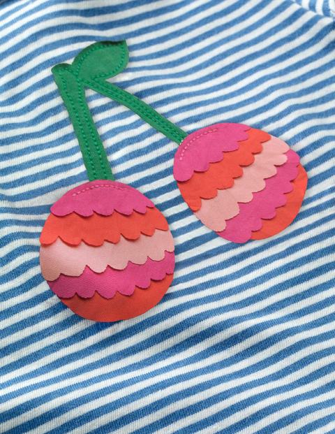 Summer Appliqué T-Shirt - White/Elizabethan Blue Summer Appliqué T-Shirt - White/Elizabethan Blue