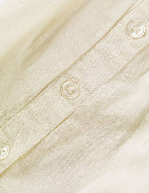 Nostalgic Smocked Dress - Ivory Nostalgic Smocked Dress - Ivory