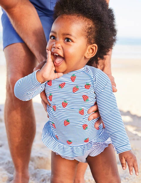 Rash Vest Set - Ivory/Blue Oasis Rash Vest Set - Ivory/Blue Oasis