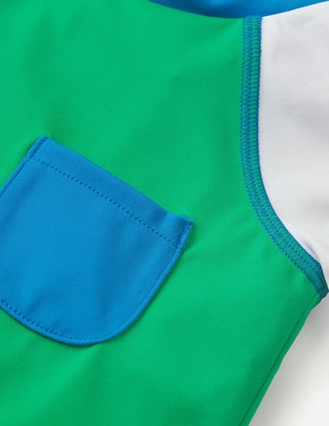 Colourblock Rash Vest - Astro Green Colourblock Rash Vest - Astro Green