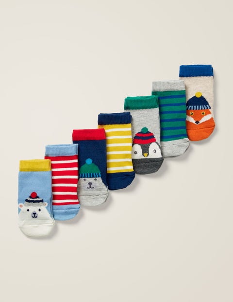 7 Pack Sock Box - Arctic Animals 7 Pack Sock Box - Arctic Animals