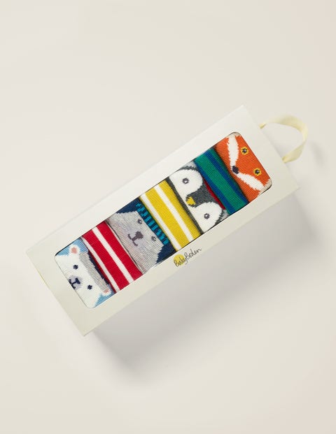 7 Pack Sock Box - Arctic Animals 7 Pack Sock Box - Arctic Animals