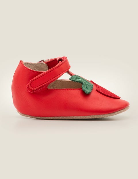 Superweiche Schuhe Mit Apfelmuster - Karminrot Superweiche Schuhe Mit Apfelmuster - Karminrot