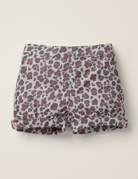Cord Bloomers - Shale Grey Mini Leopard Cord Bloomers - Shale Grey Mini Leopard