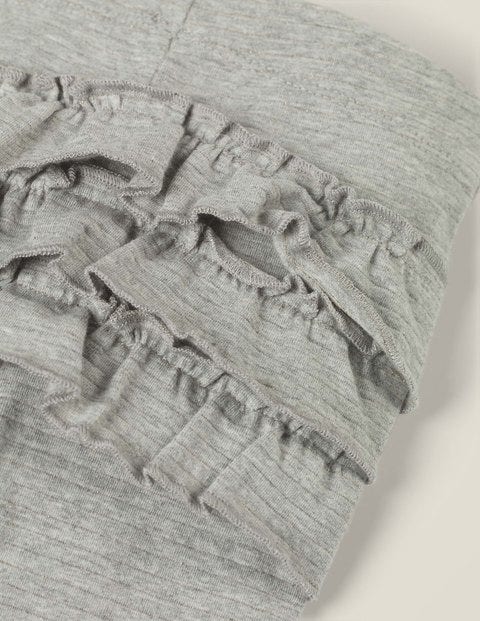 Sparkle Ruffle Leggings - Grey Marl/Gold Lurex Sparkle Ruffle Leggings - Grey Marl/Gold Lurex