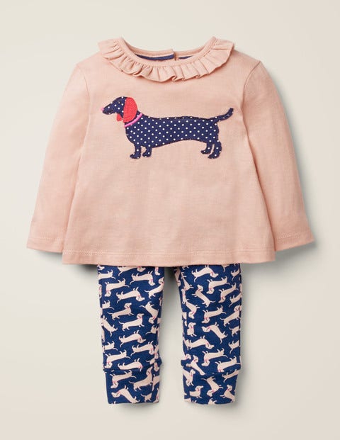 Animal Applique Play Set - Starboard Blue Geo Dogs Animal Applique Play Set - Starboard Blue Geo Dogs
