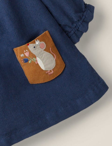 Kleid Mit Besticktem Kragen - Kohlengrau Meliert Kleid Mit Besticktem Kragen - Kohlengrau Meliert