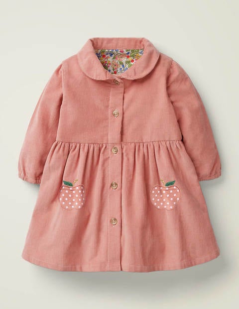 Cord Shirt Dress - Chalky Pink Cord Shirt Dress - Chalky Pink