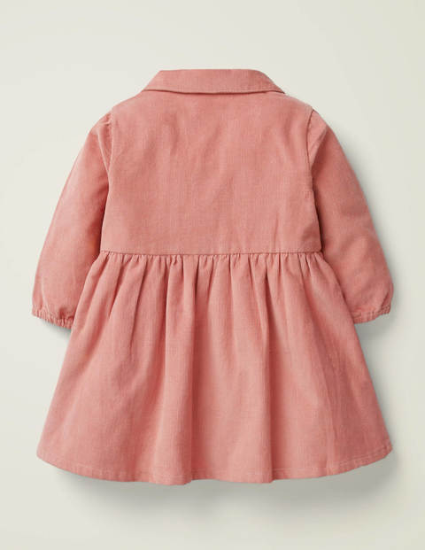 Cord Shirt Dress - Chalky Pink Cord Shirt Dress - Chalky Pink