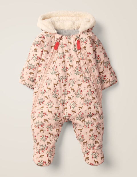Combinaison Cosy - Motif Floral Fawn rose Provence Combinaison Cosy - Motif Floral Fawn rose Provence