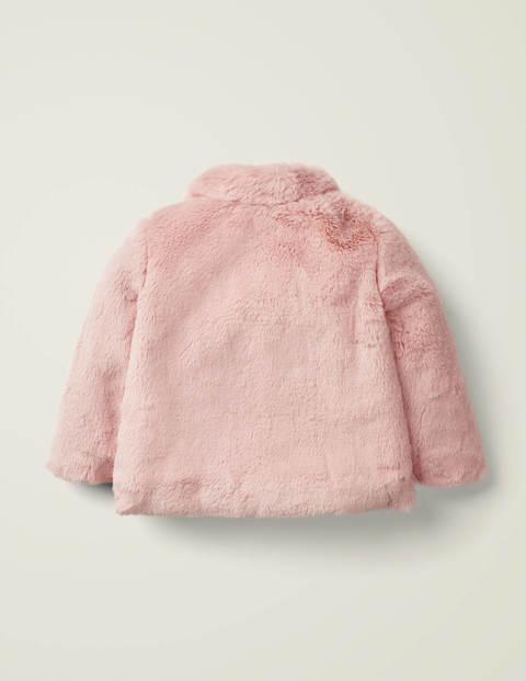 Faux Fur Coat - Chalky Pink Faux Fur Coat - Chalky Pink