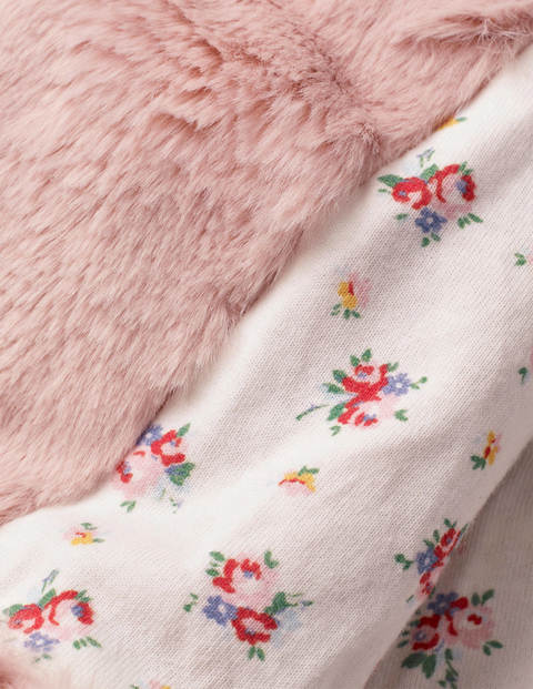 Faux Fur Coat - Chalky Pink Faux Fur Coat - Chalky Pink