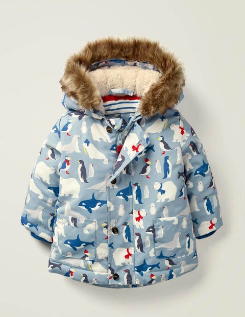 3-In-1 Padded Jacket - Wren Blue Mammoths 3-In-1 Padded Jacket - Wren Blue Mammoths