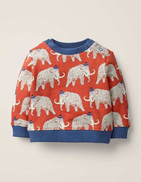 Cosy Sweatshirt - Spark Red Woolly Mammoth Cosy Sweatshirt - Spark Red Woolly Mammoth