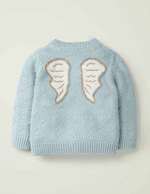 Novelty Wings Cardigan - Cloudburst Blue Fairy Wings Novelty Wings Cardigan - Cloudburst Blue Fairy Wings
