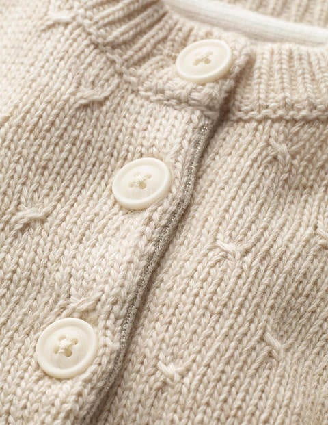 Novelty Wings Cardigan - Oatmeal Marl Fairy Wings Novelty Wings Cardigan - Oatmeal Marl Fairy Wings