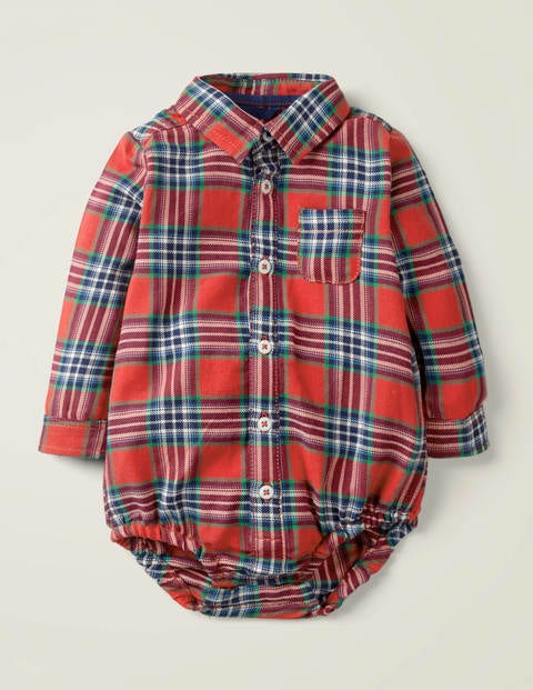 Brushed Check Body - Rockabilly Red/College Blue Brushed Check Body - Rockabilly Red/College Blue