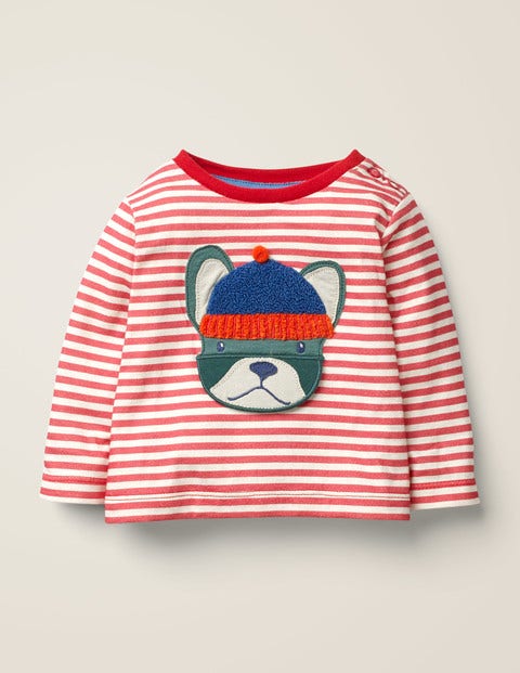 Novelty Lift-The-Flap T-Shirt - Rockabilly Red/Ivory Dog Novelty Lift-The-Flap T-Shirt - Rockabilly Red/Ivory Dog