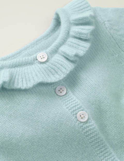 Cashmere Cardigan - Cloudburst Blue Marl Cashmere Cardigan - Cloudburst Blue Marl