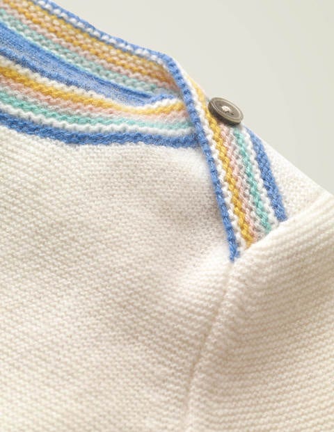 Cashmere Textured Sweater - Ecru Cashmere Textured Sweater - Ecru