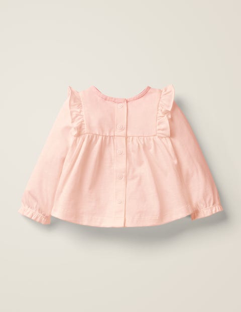Jersey Ruffle Tshirt - Provence Dusty Pink Jersey Ruffle Tshirt - Provence Dusty Pink