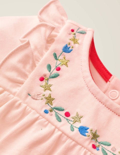 Jersey Ruffle Tshirt - Provence Dusty Pink Jersey Ruffle Tshirt - Provence Dusty Pink