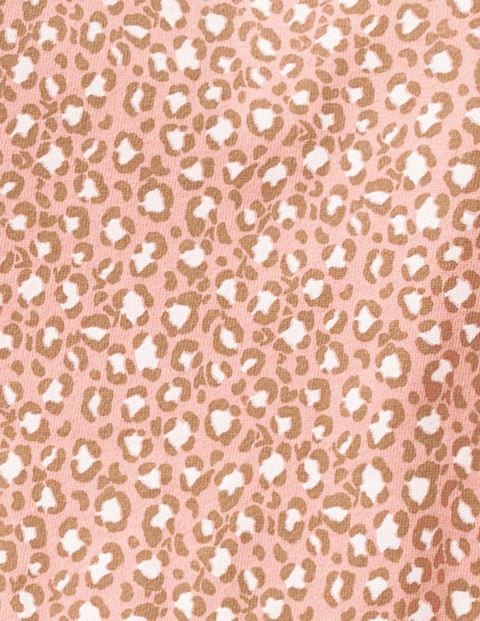 Printed Cosy Dress - Chalky Pink Mini Leopard Printed Cosy Dress - Chalky Pink Mini Leopard