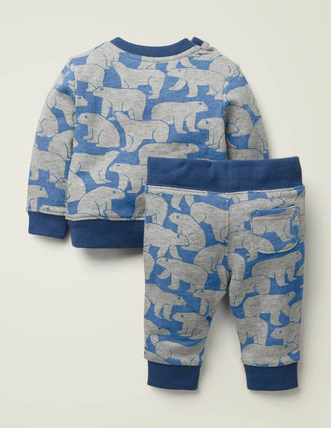 Cosy Sweatshirt Set - Grey Marl Baby Polar Bears Cosy Sweatshirt Set - Grey Marl Baby Polar Bears