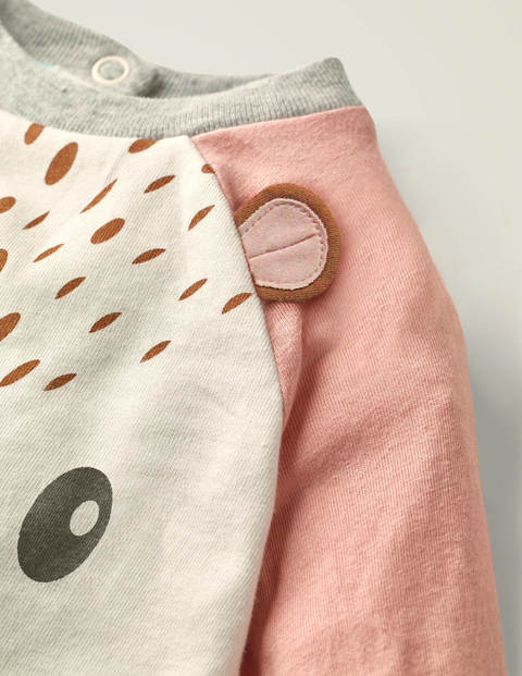 Novelty Textured T-Shirt - Chalky Pink Deer Novelty Textured T-Shirt - Chalky Pink Deer