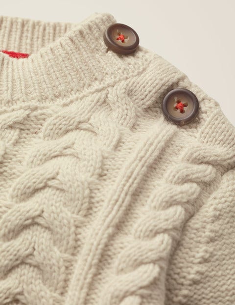 Cable Jumper - Ecru Marl Cable Cable Jumper - Ecru Marl Cable