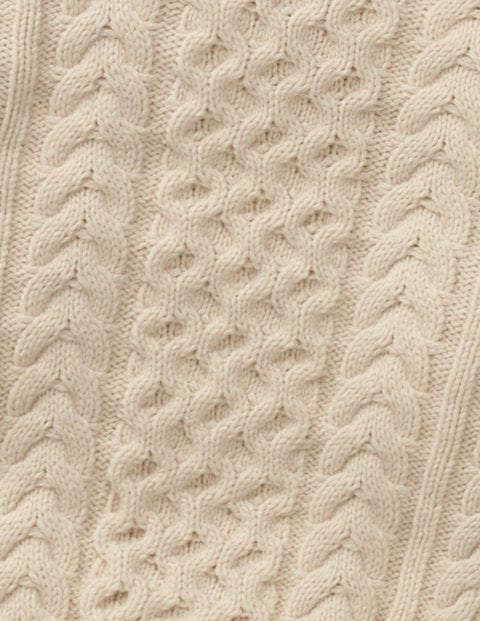 Cable Jumper - Ecru Marl Cable Cable Jumper - Ecru Marl Cable