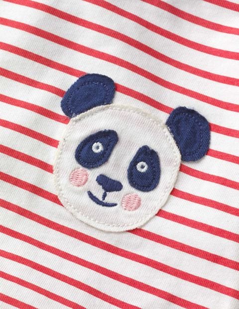 Panda-Spielset Aus Jersey - Grau Meliert, Pandagesichter Panda-Spielset Aus Jersey - Grau Meliert, Pandagesichter