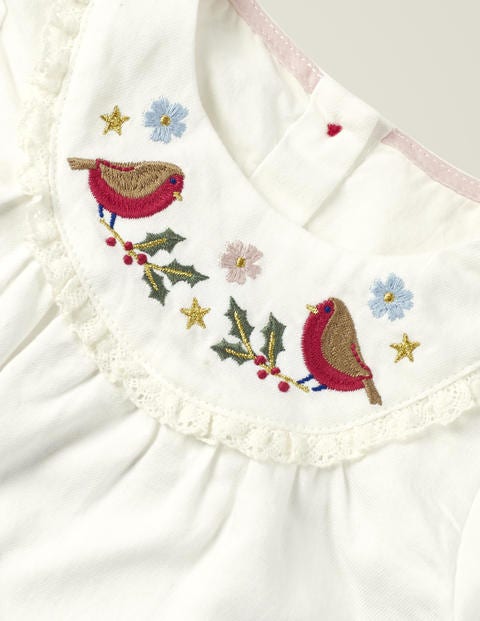 Nostalgic Embroidered Play Set - Rose Petal Pink Glitter Spot Nostalgic Embroidered Play Set - Rose Petal Pink Glitter Spot