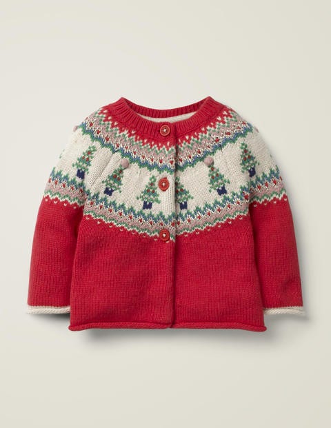 Fair Isle Cardigan - Xmas Tree Fair Isle Fair Isle Cardigan - Xmas Tree Fair Isle