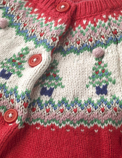 Fair Isle Cardigan - Xmas Tree Fair Isle Fair Isle Cardigan - Xmas Tree Fair Isle