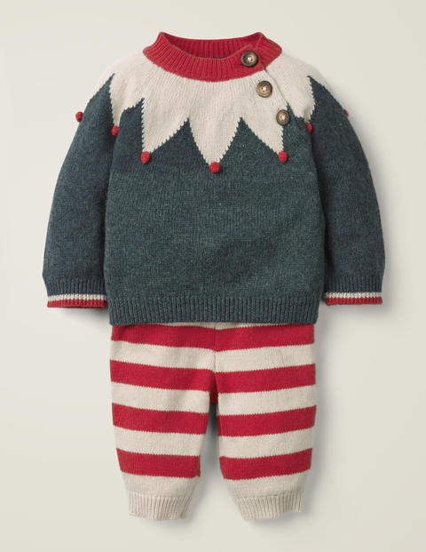 Novelty Knitted Play Set - Linden Green Elf Novelty Knitted Play Set - Linden Green Elf
