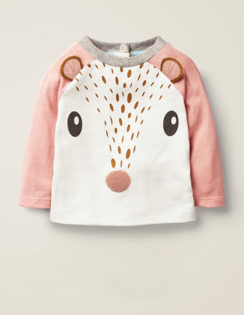 Novelty Textured T-Shirt - Chalky Pink Deer Novelty Textured T-Shirt - Chalky Pink Deer