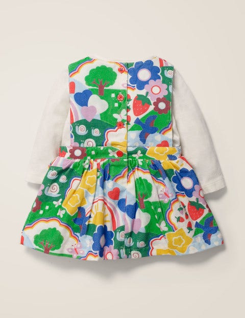 Printed Cord Dress Set - Multi Baby Springtime Printed Cord Dress Set - Multi Baby Springtime