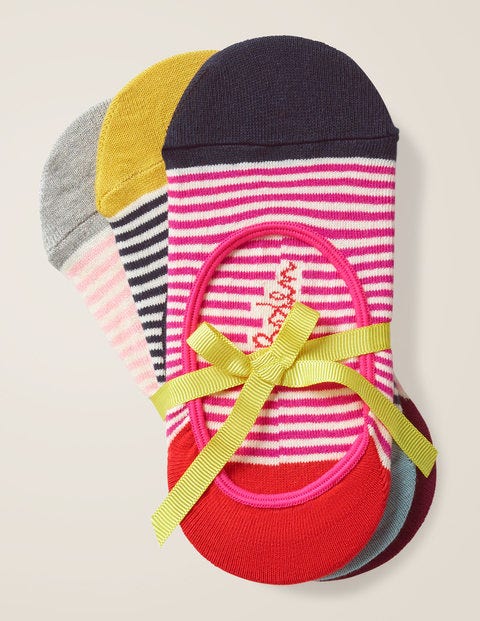Three Pack Secret Socks - Stripe Three Pack Secret Socks - Stripe