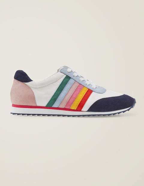 rainbow striped shoes