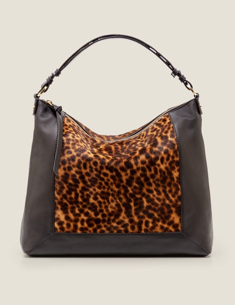 Sac porté épaule Stamford - Léopard fauve/noir Sac porté épaule Stamford - Léopard fauve/noir