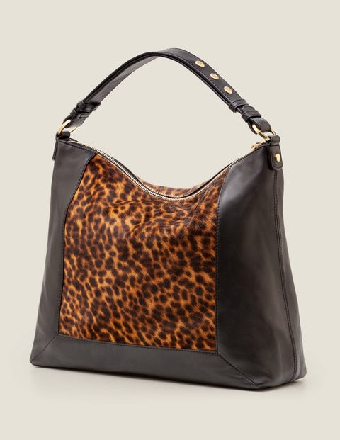 Sac porté épaule Stamford - Léopard fauve/noir Sac porté épaule Stamford - Léopard fauve/noir