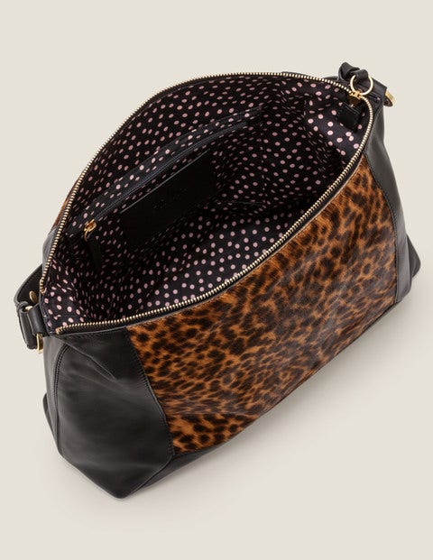 Sac porté épaule Stamford - Léopard fauve/noir Sac porté épaule Stamford - Léopard fauve/noir