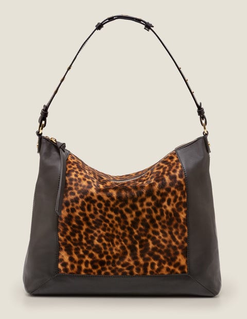 Sac porté épaule Stamford - Léopard fauve/noir Sac porté épaule Stamford - Léopard fauve/noir