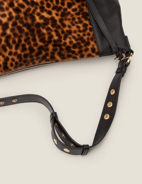 Sac porté épaule Stamford - Léopard fauve/noir Sac porté épaule Stamford - Léopard fauve/noir